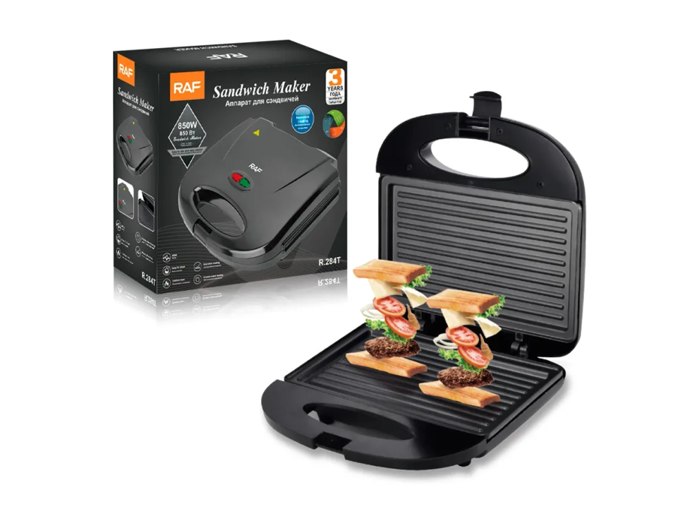 Plancha Sandwichera Grill Tostadora de 850W »